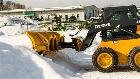 heavy duty skid steer snow plow|skid steer snow plow used.